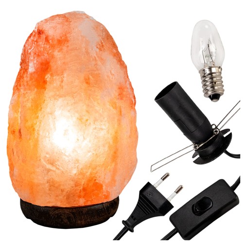 Lampa solna 2-3 kg himalajska różowa naturalna jonizator powietrza