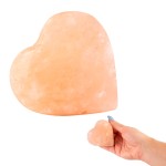 Naturalne mydło solne peelingujące z soli himalajskiej - serce