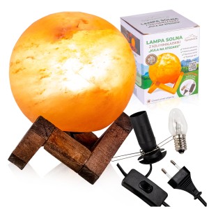 Lampa solna KULA na STOJAKU - jonizator powietrza 