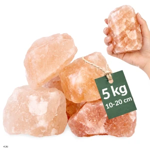 KRUCH SOLNY 5 kg sól himalajska - Bryłki 10 cm - 20 cm