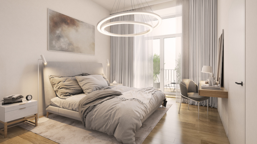 Lampy do sypialni – oświetlenie główne