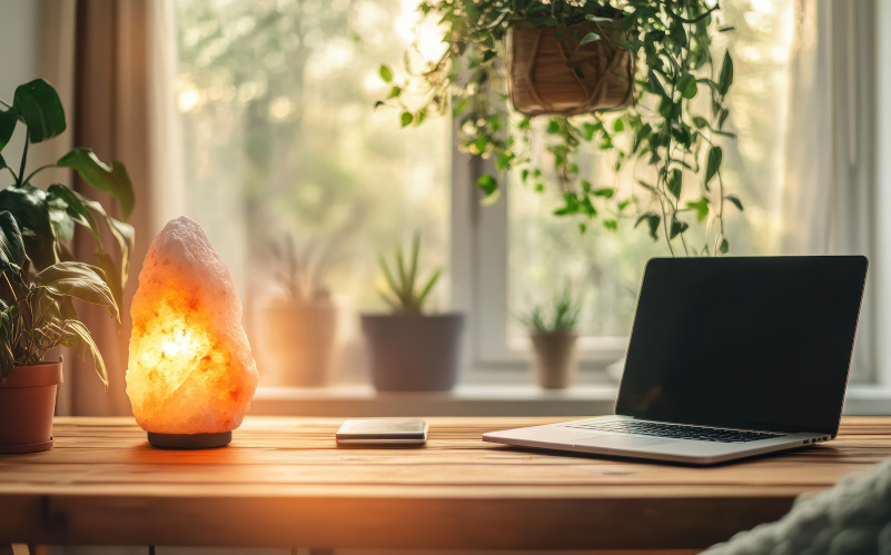 Lampa solna na biurko – sposób na cieplejszą atmosferę podczas pracy